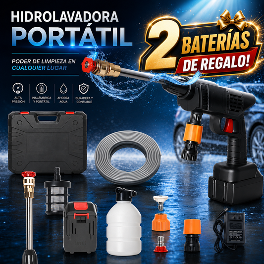 Hidrolavadora portatil 2 baterias